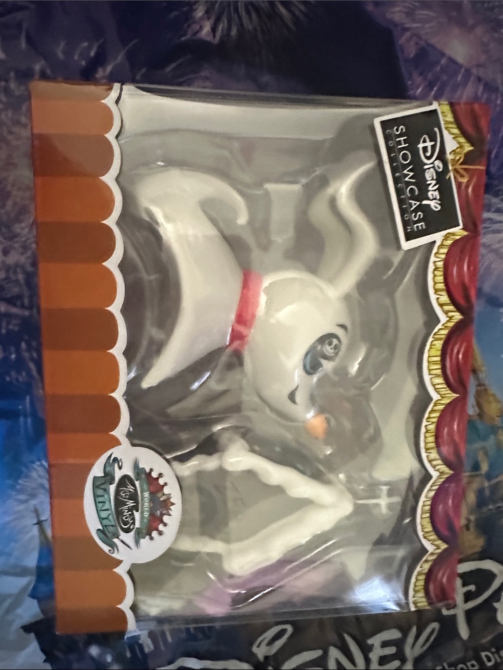 Disney Showcase Zero Figurine - White with Pink Collar